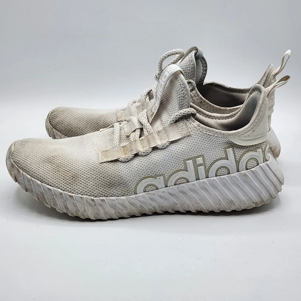 Adidas White Mesh Lace‎ Up Athletic Running Shoes Men's Size 11
